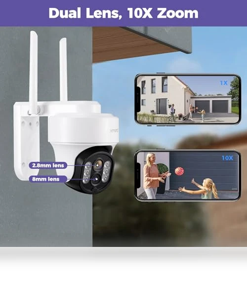 10X Zoom WiFi6 Security Camera System — Security Cameras, xmartO