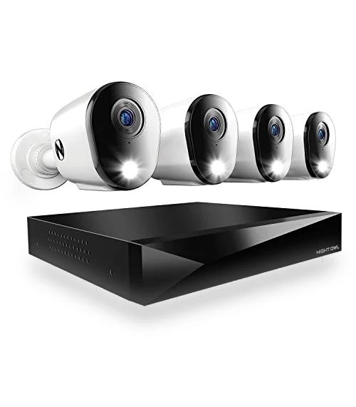 2-Way Audio 12 Channel DVR Video Home Security Camera System — Smart Home Security, Night Owl