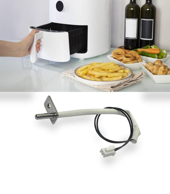 Air Fryer Temperature Sensing Probe — Deep Fryer Components & Accessories, Three Body