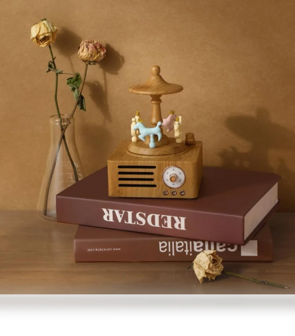 Carousel Bluetooth Mini Wireless Smart Speaker — Portable Audio