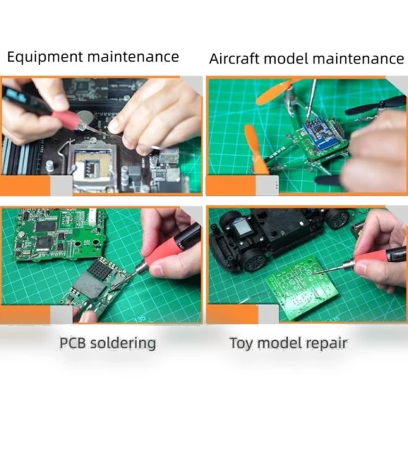 Intelligent Precision Aluminum Alloy Soldering Iron With Light — Stations