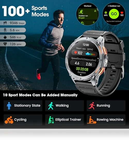 Military Smart Watch with GPS — Smartwatches, Joautrial