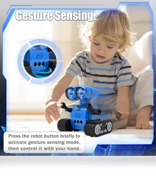 Rechargeable RC Robot with Gesture Sensing — Interactive Figures & Robots, SEFCVTC