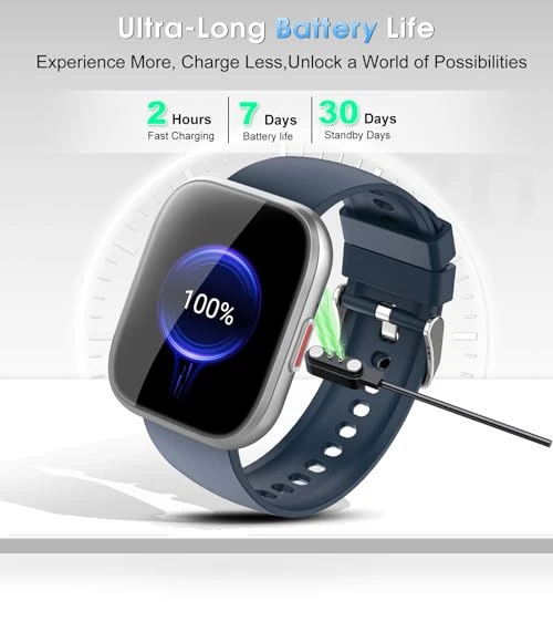 Smart Watch with Bluetooth Call and Fitness Tracking — Smartwatches, aycy
