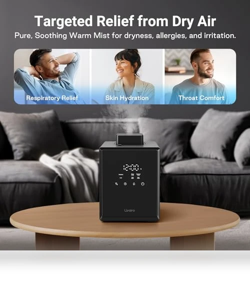 Warm Mist Humidifier — Air Moisturizers, Livatro