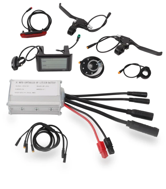 36V/48V 250W Brushless Motor Controller Kit with LCD Display — Motors, 3CZY