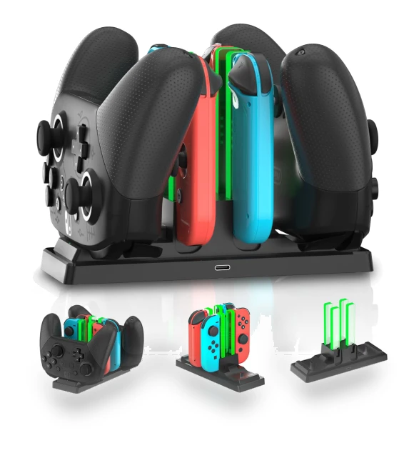 6-in-1 Charging Station for Switch Controllers — Power Solutions, hurry hausen