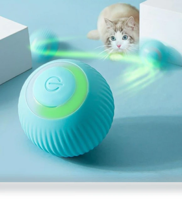 Automatic Rolling Self Propelled Kitten Training Toy — Cat Playthings, AIMEI Pet Tools
