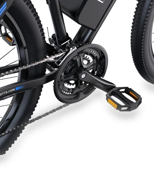 Electric Bike with Rear Rack — Motors, DUOTTS