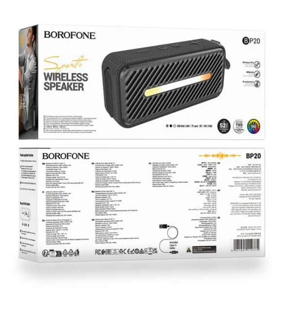 Joy Sports BT Wireless Speaker — Portable Audio, Borofone