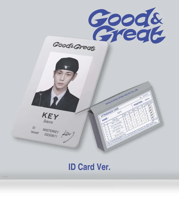 Mini-album Key - 2nd: Good and Excellent [ID Card Version] — Compact Audio Players, KPOP ON