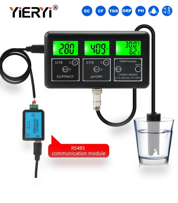 Multifunctional Water Quality Tester — Hydrometers, yieryi