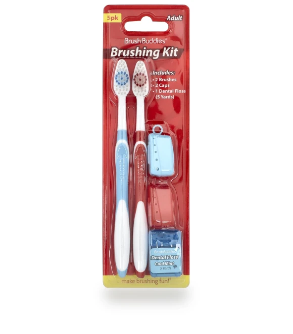 Smart Care Toothbrush Set — Dental Hygiene Essentials, Brush Buddies