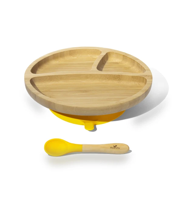 Smart Start Feeding Plate with Suction Base and Spoon — Dishes, AniWorld
