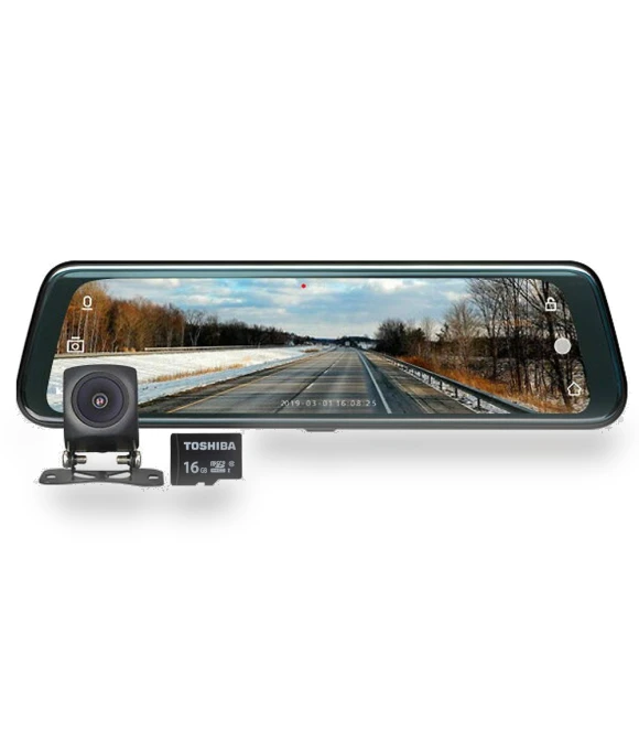 Touch Screen Dash Cam with Rear Camera — Dashboard Cameras, Zen-Japan Electronics