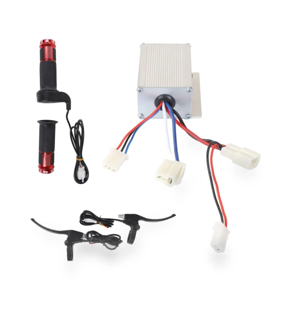 12V 250W Brushed Aluminum 3-Wire Controller Kit — Brake Controls, Beauty1