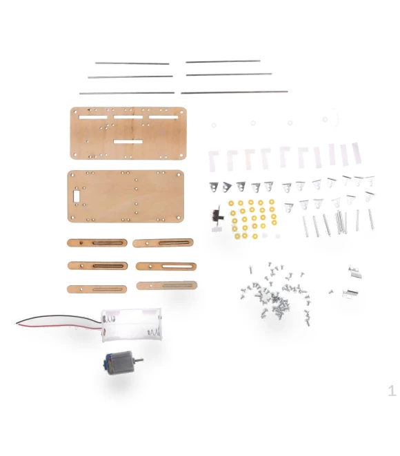 DIY Electric Robot Science Physics Student Toy — Construction Kits, Handy Hobbies