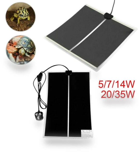 Heating Mat for Reptiles with Thermostat Controller — Heat Lamps, QDlihao