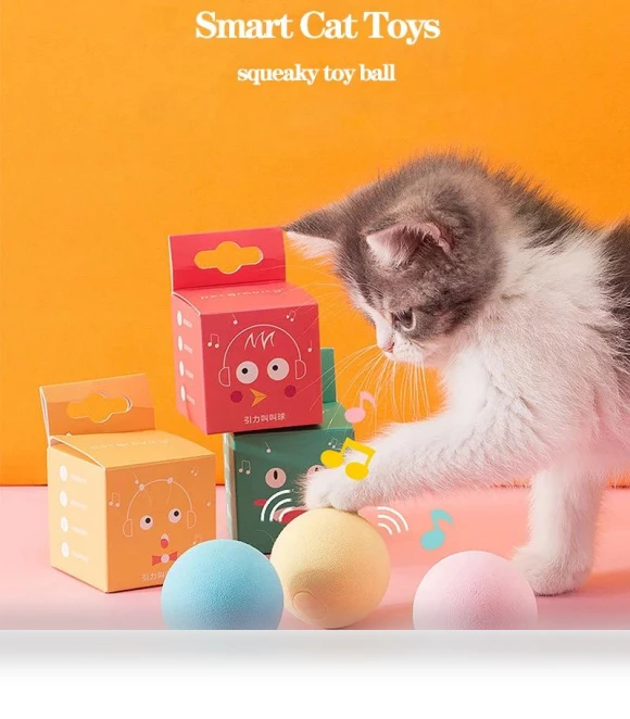 Interactive Ball Catnip Cat Training Toy — Cat Playthings, AIMEI Pet Tools