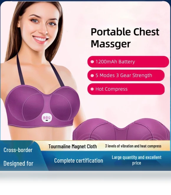 Smart Electric Breast Massager — Magnetic Therapy, Deals Supermarket