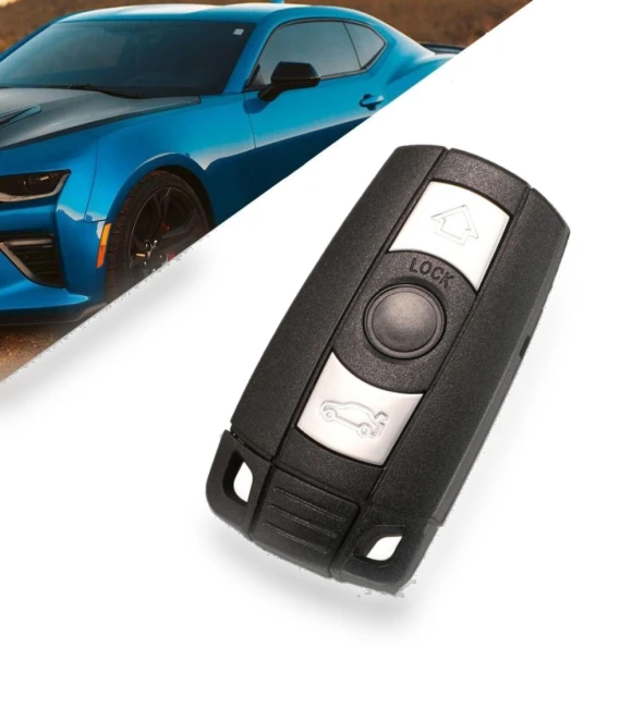 Smart Flip 3 Buttons Blade Car Key Shell Case — Key Holders & Accessories, zhuami