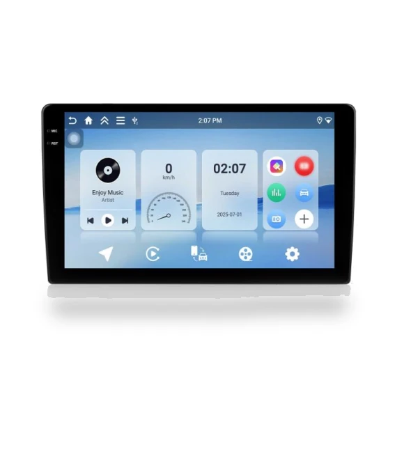 Universal Android Central Control Large Screen Car Wireless Carplay Navigation — Stereo Receivers