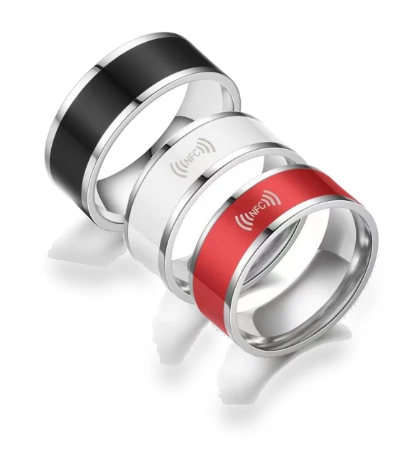 Waterproof Multifunctional Intelligent Wearable Connect NFC Finger Ring — Smart Rings, shienfei1