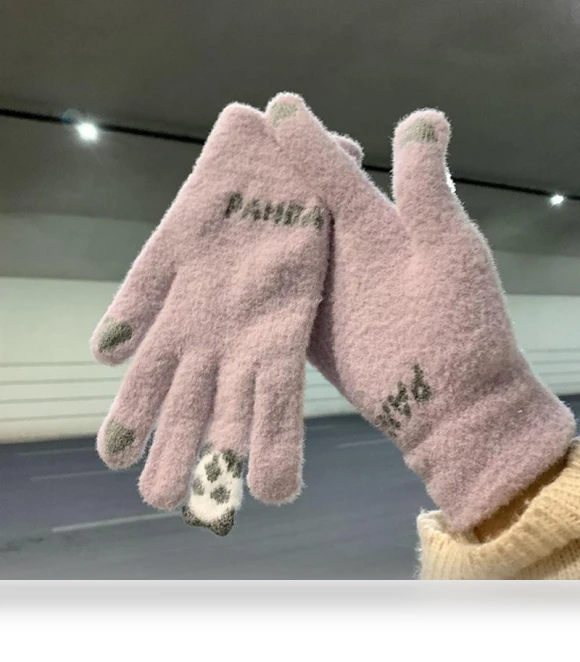 Women's Warm Winter Gloves with Touchscreen — Arm Warmers, Wotypea