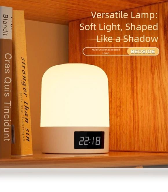 Digital Clock with Touch Night Light — Night Lights, Zhonghefu