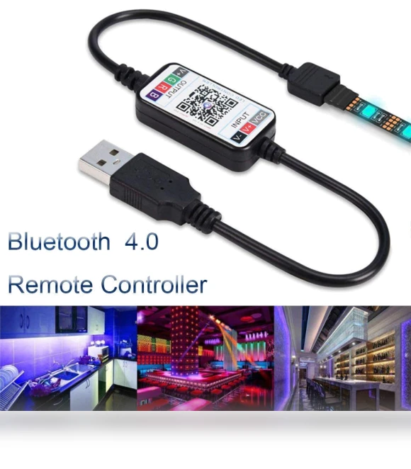 Flexible Mini Wireless Bluetooth LED Strip Controller — Selfie Lights, henangyang