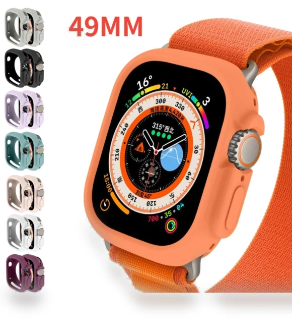 Hollow Silicone Case with Screen Protector and Protective Frame — Smartwatch Protectors, Yayun