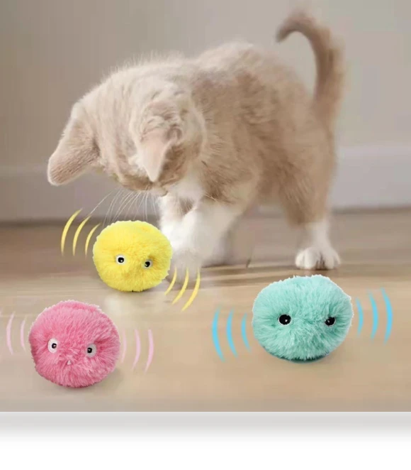 Plush Smart Cat Toy — Interactive, CDhandehan