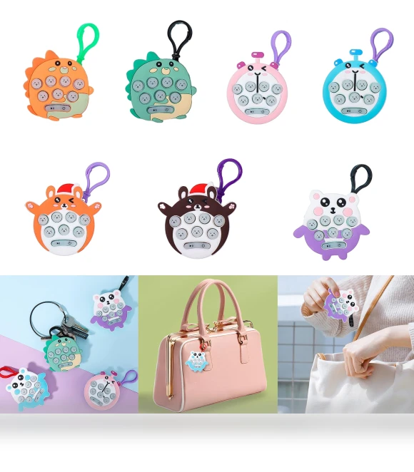 Portable Game Console Keychain — Stress Relievers, Three Body