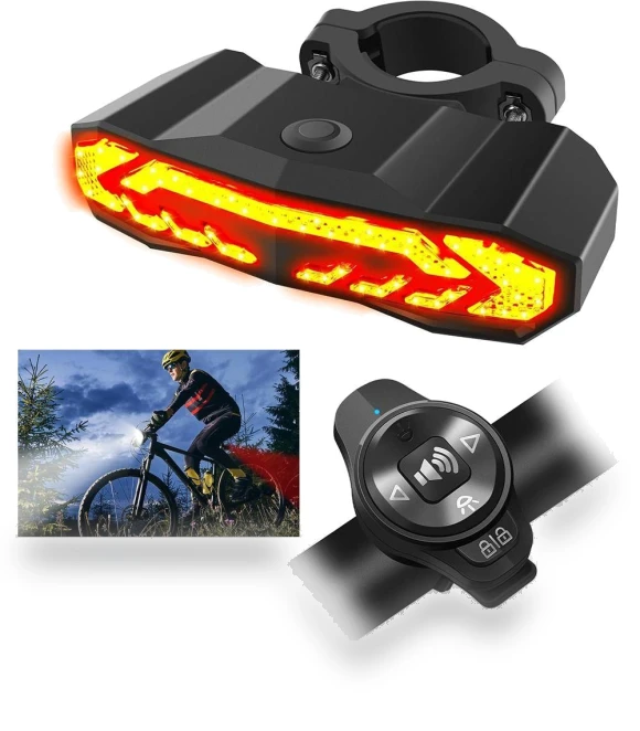 Smart Bike Tail Light with Turn Signals — Bike Light Sets, yunran