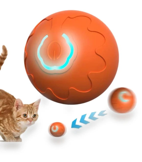 Smart Interactive Rolling Cat Ball Toy — Cat Playthings, VTanyhsh