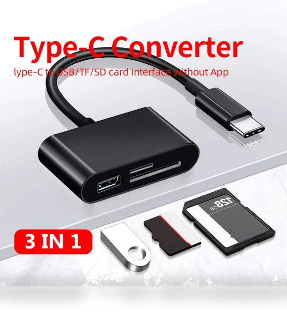 Smart Phone Data Transfer Memory Card OTG Adapter — USB-to-USB, wuhiyong