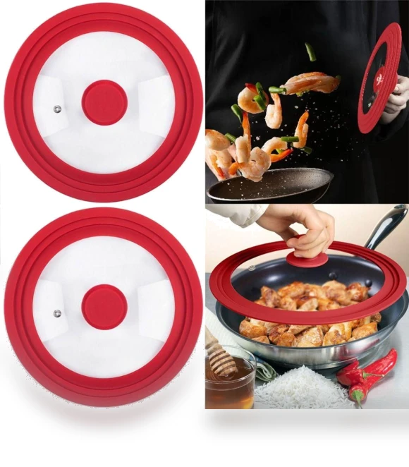 Smart Silicone Lid for Pots and Pans — Lids, egenqnk