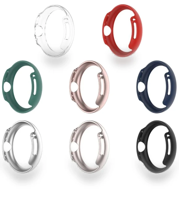 Smart Watch Accessories Frame Shell Case Protective PC Cover Screen Protector — Smartwatch Protectors, CQxingyue