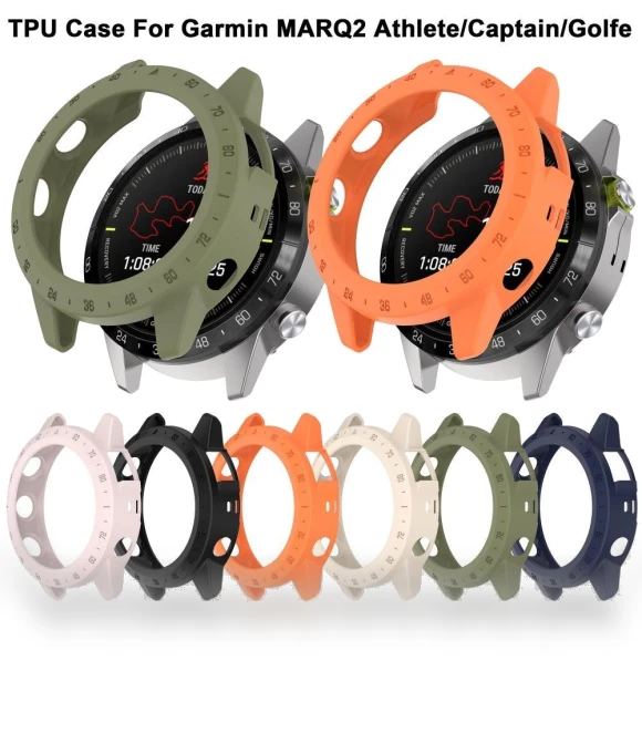 Smart Watch Bezel Frame TPU Edge Shell Protective Screen Protector Case Cover — Screen Protectors, CDganmo