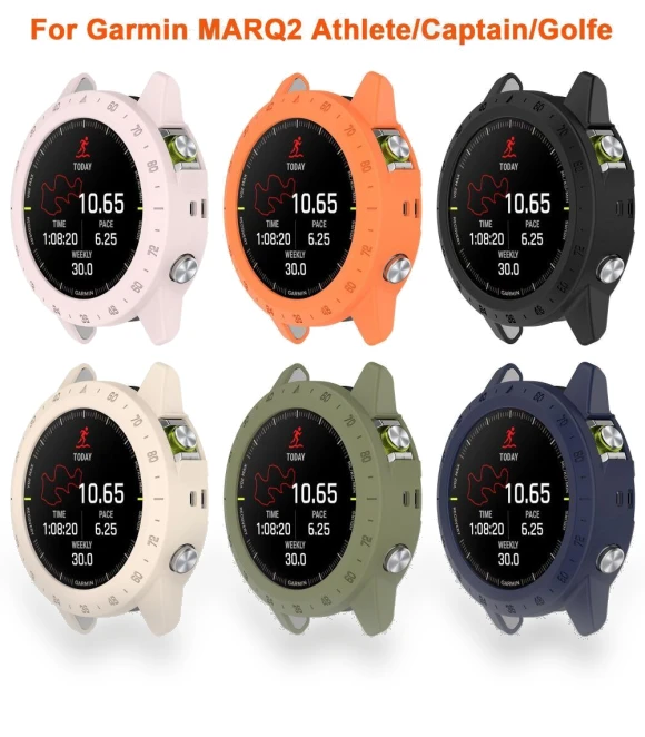 Smart Watch Bezel Frame TPU Protective Screen Protector Edge Shell Case Cover — Screen Protectors, SHrunxin