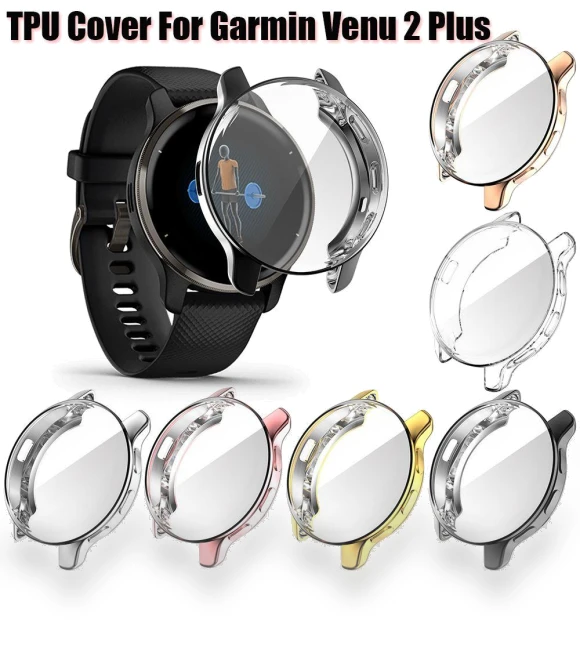 Smart Watch Shell Screen Protector Protective Plating TPU Case Cover — Screen Protectors, Qianchangfu