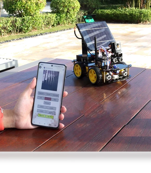 Solar Energy Robot Car Model DIY Science Experiment Kit — Solar Power, HappyToy