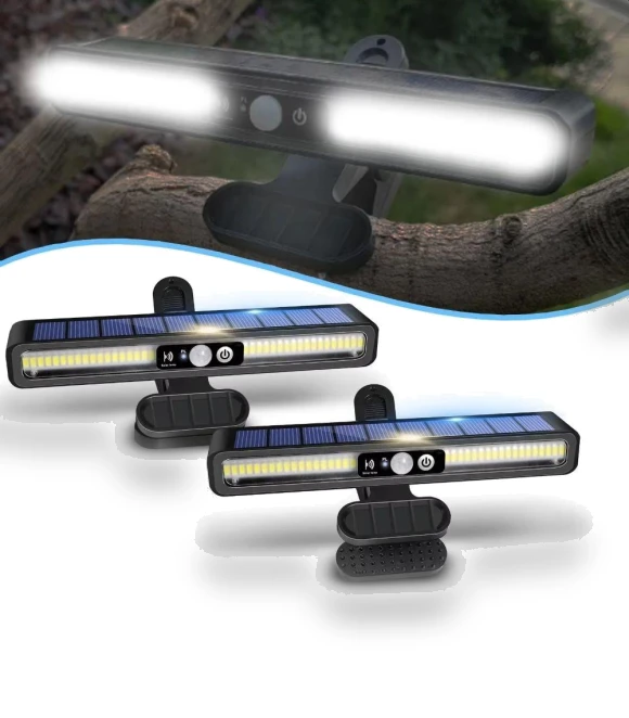 Solar Sensor Light Clip On Outdoor Yard Garden Lighting — Outdoor Security & Flood Lighting, CDjiangqi
