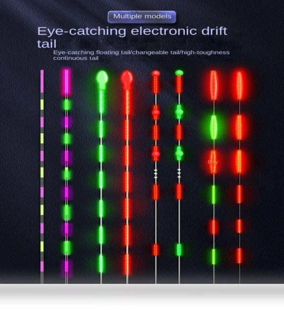 Ultra-sensitive LED Smart Fishing Float — Strobe & Safety Lights, BlacvvMee