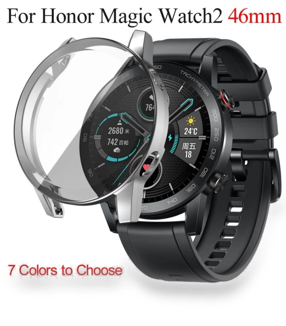 Ultra Thin Soft Smart Watch Accessories 360 Full Cover TPU Watch Case Screen Protector — Smartwatch Protectors, weniaoyao