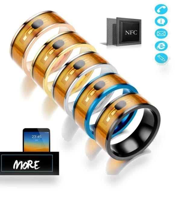 Waterproof Multifunctional Smart NFC Finger Ring — Smart Rings, APlusVigor
