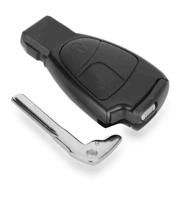 2Button Car Remote Smart Key Case Fob Shell — Key Holders & Accessories, Crystal
