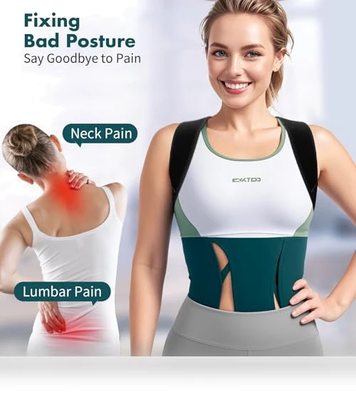 Adjustable Back Brace for Posture Support — Back Braces, GROKIE