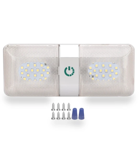 Double Ceiling Light for Motorhome — Exterior, 3CZY
