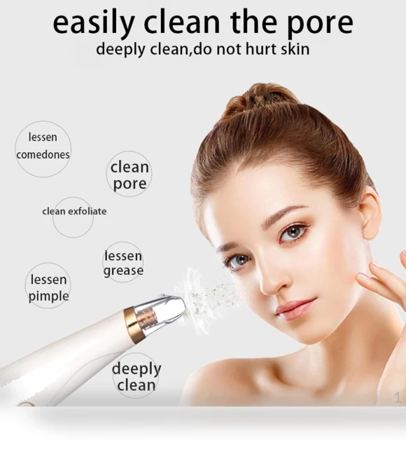 Electric Vacuum Extractor — Blackhead & Blemish Removers, makeup beauty